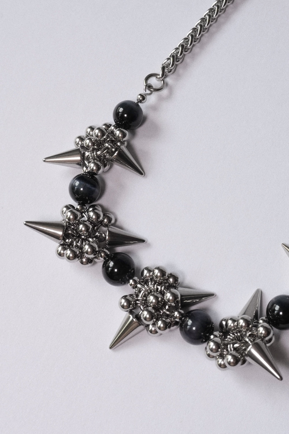 Rock-crystal Style Necklace ver.1 (Blue Tiger's Eye 藍虎眼)