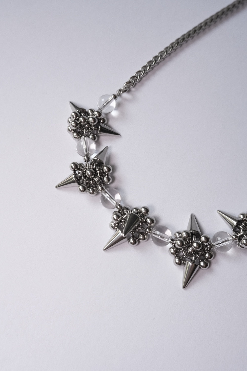 Rock-crystal Style Necklace ver.1 (Clear Quartz 白水晶)