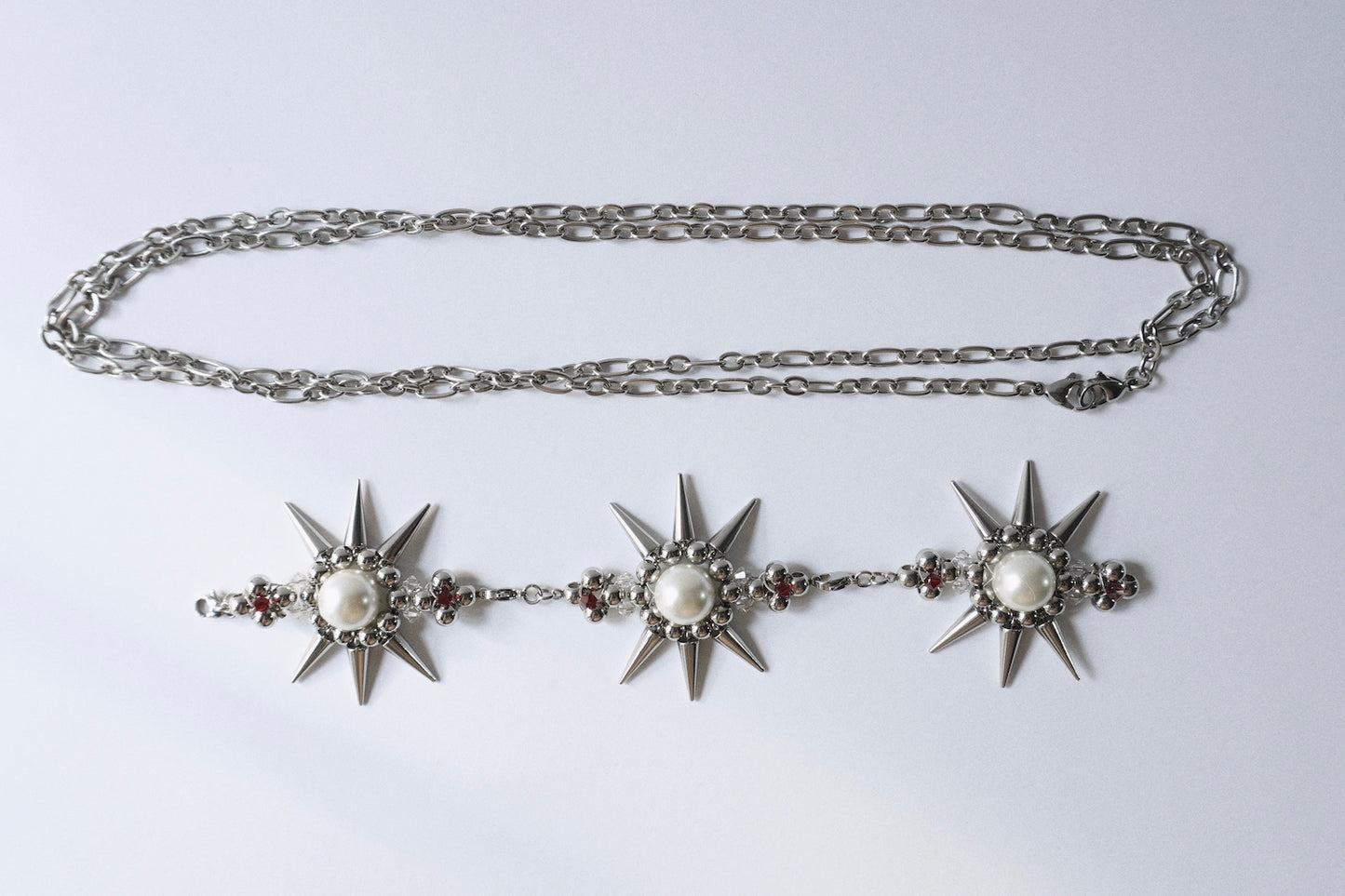 TRIPLE SUN Charms Necklace or Waist Chain(2 ways)