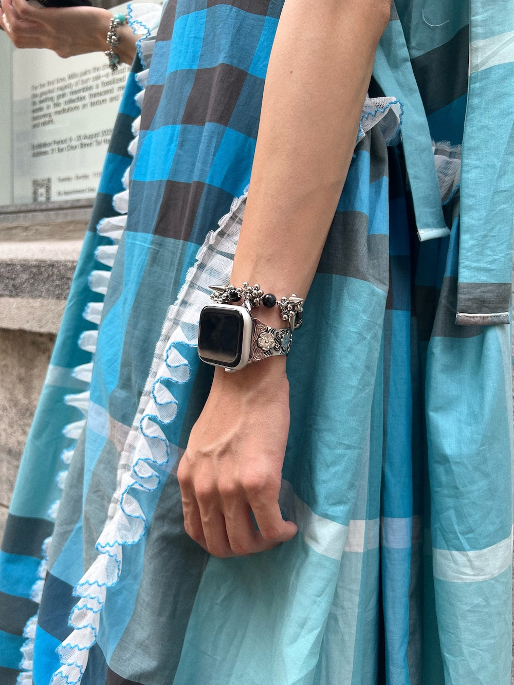 Rock-crystal Style Bracelet ver.1 (Blue Tiger's Eye 藍虎眼)