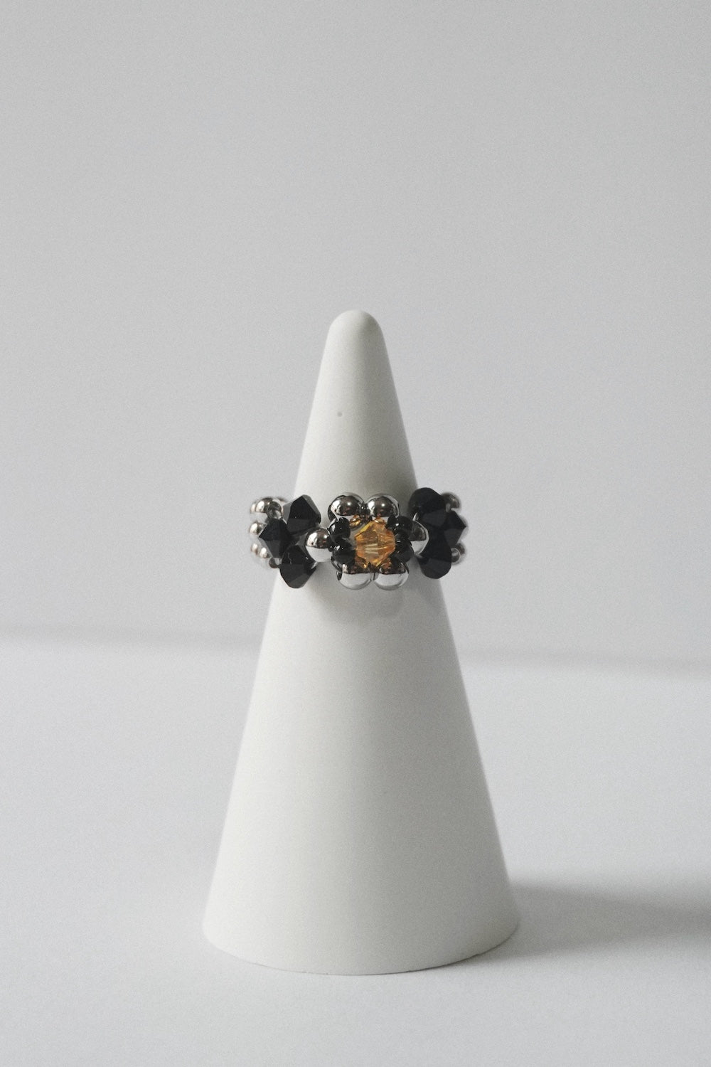 LITTLE HANA RING 花花戒指 ver.1 (BLACK)