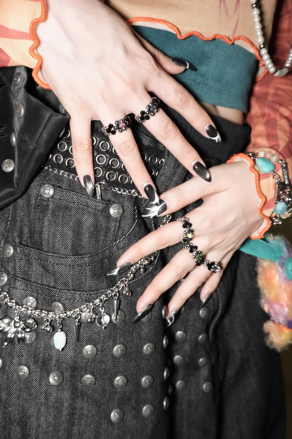 LITTLE HANA RING 花花戒指 ver.1 (BLACK)