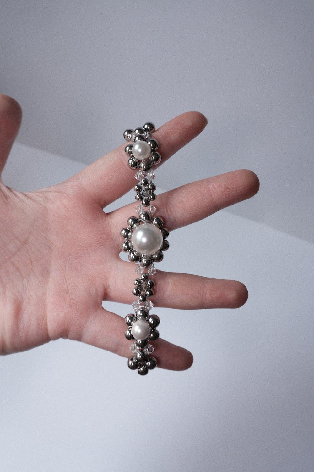 HANA PEARL beaded Bracelet 花花珍珠串珠手鏈 ver.1