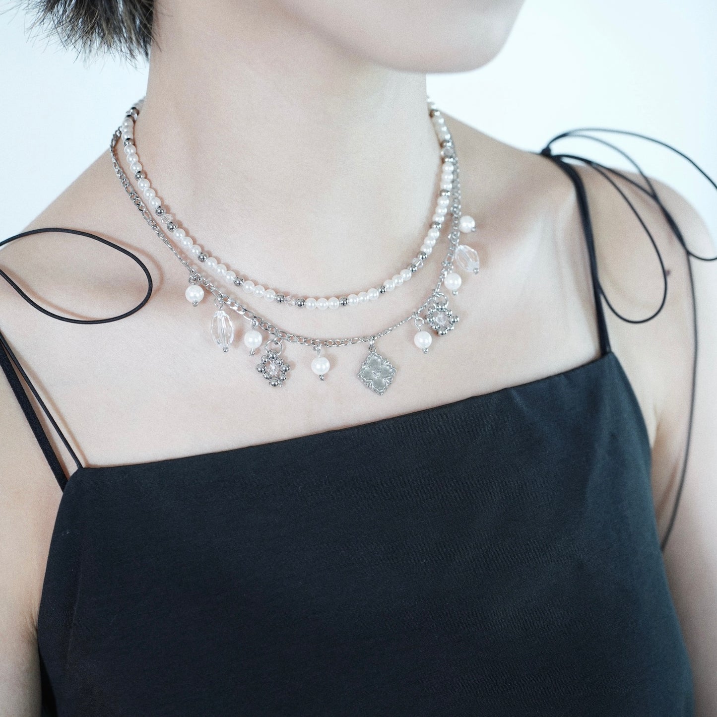 2 WAY Chain Beaded Necklace 可拆式串珠項鏈