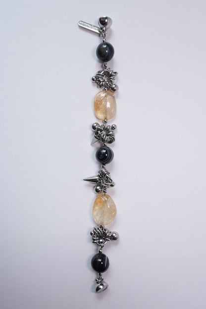 Citrine & Botswana Agate Bracelet 花黃晶波斯灣瑪瑙手鏈