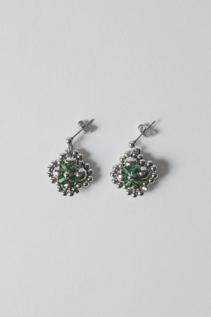 FOUR LEAF clover Earrings 四葉草串珠耳環