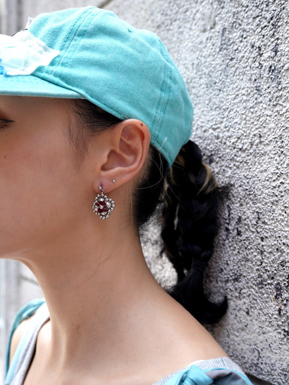 FOUR LEAF clover Earrings 四葉草串珠耳環