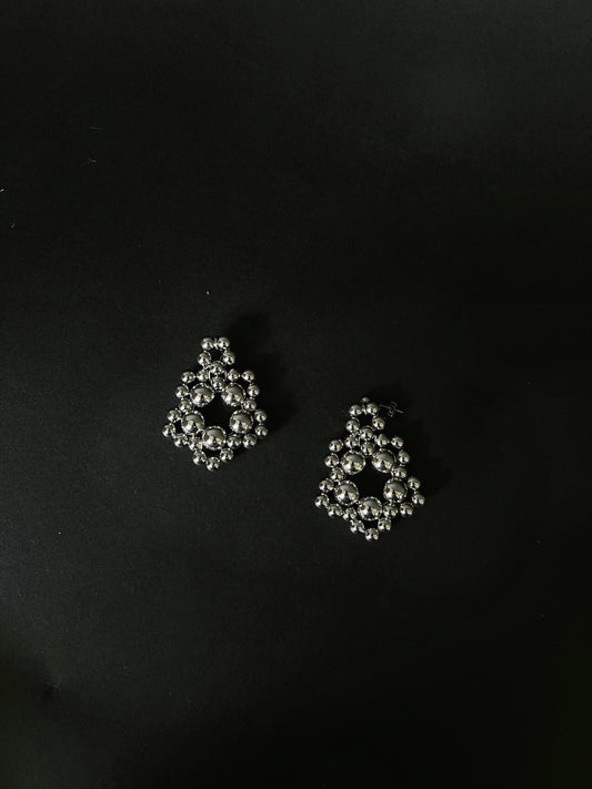 STAR Earrings 大星星串珠耳環