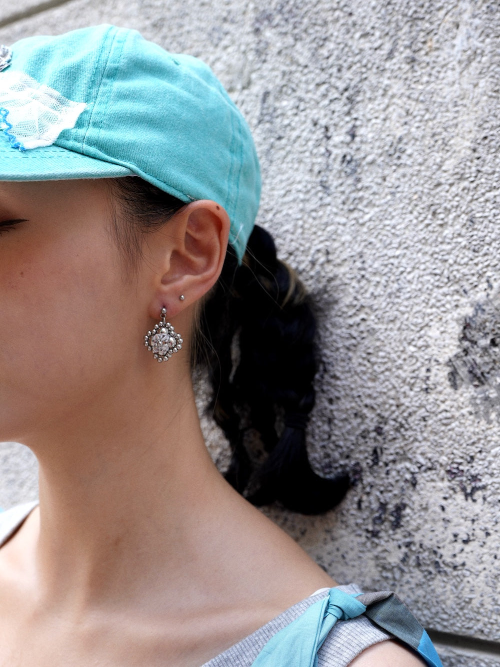 FOUR LEAF clover Earrings 四葉草串珠耳環