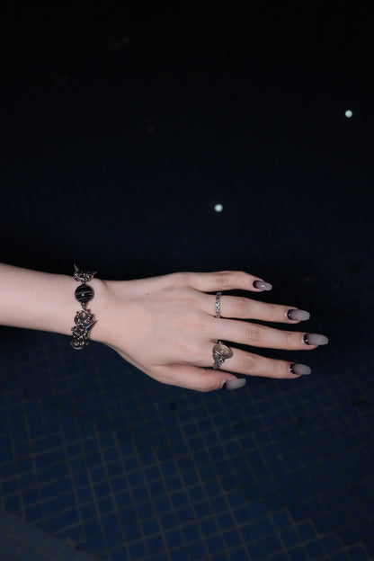 Rock Crystal Bracelet ver.3 (Agate Eye)