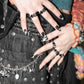 LITTLE HANA RING 花花戒指 ver.1 (BLACK)