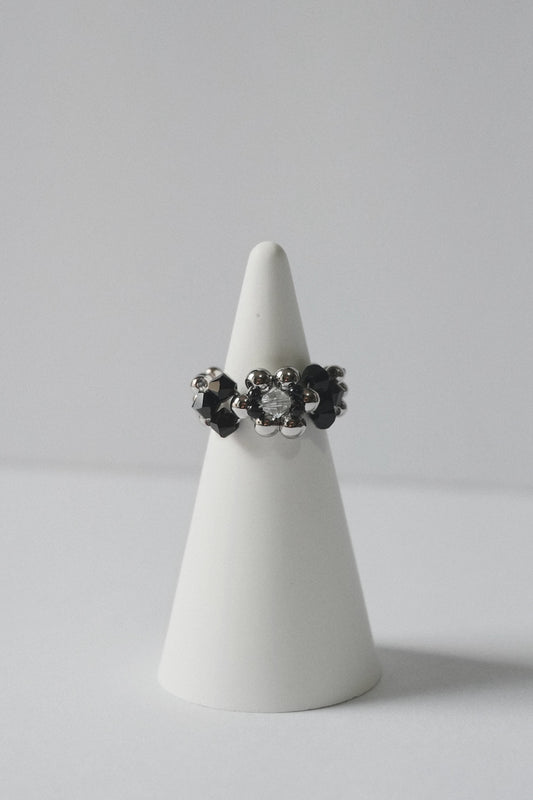 LITTLE HANA RING 花花戒指 ver.1 (BLACK)