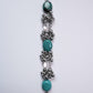 Turquoise & Clear Quartz Bracelet 綠松石白水晶手鏈
